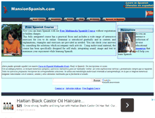 Tablet Screenshot of mansionspanish.com
